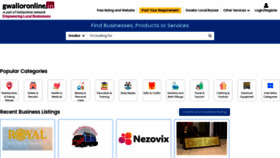 What Gwalioronline.in website looked like in 2024 (1 year ago)