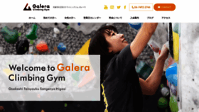 What Galera-climbing.com website looks like in 2024 
