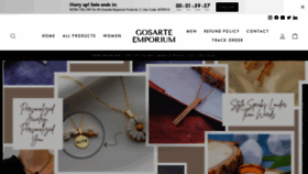 What Gosarte.com website looks like in 2024 