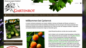 What Gaertnerei-gartenrot.de website looks like in 2024 