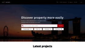 What Goahead.sg website looked like in 2024 (1 year ago)