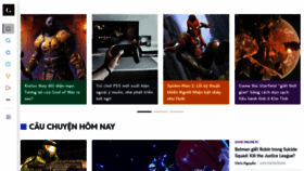 What Gamelade.vn website looked like in 2024 (2 years ago)