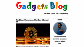 What Gadgetsblog.org website looks like in 2024 