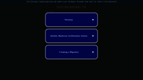 What Gesundarznei.de website looked like in 2024 (1 year ago)