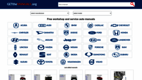 What Getthemanuals.org website looked like in 2024 (1 year ago)
