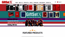 What Giftsetx.com website looks like in 2024 