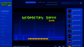 What Geometrydashlite.net website looks like in 2024 