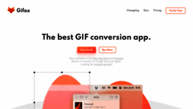 What Gifox.app website looks like in 2024 