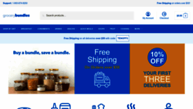 What Grocerybundles.com website looked like in 2024 (This year)