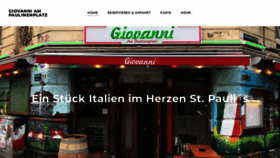 What Giovanni-stpauli.de website looks like in 2024 