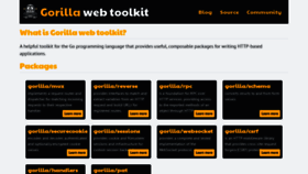 What Gorillatoolkit.org website looks like in 2024 