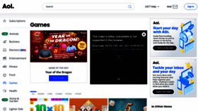 What Games.com website looks like in 2024 