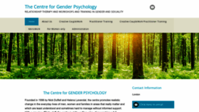 What Genderpsychology.com website looks like in 2024 