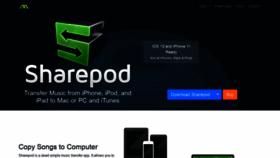 What Getsharepod.com website looks like in 2024 