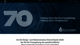 What German-design-council.de website looks like in 2024 