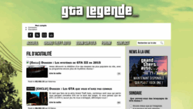 What Gtalegende.com website looks like in 2024 