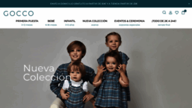 What Gocco.es website looks like in 2024 