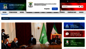 What Guineaecuatorialpress.com website looks like in 2024 