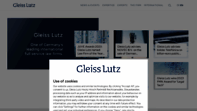 What Gleisslutz.com website looks like in 2024 
