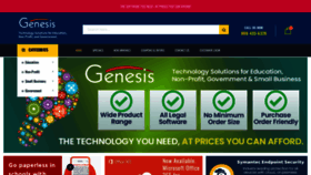 What Genesis-technologies.com website looks like in 2024 