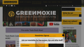 What Greenmoxie.com website looks like in 2024 