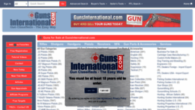 What Gunsinternational.com website looks like in 2024 