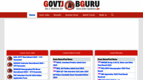 What Govtjobguru.in website looks like in 2024 
