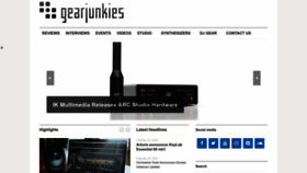 What Gearjunkies.com website looked like in 2024 (1 year ago)