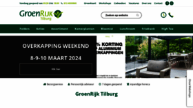 What Groenrijktilburg.nl website looks like in 2024 