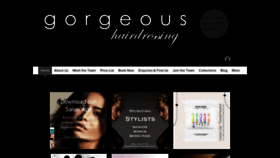 What Gorgeoussalons.co.uk website looks like in 2024 