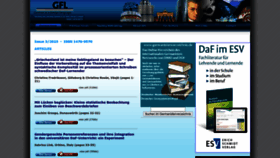 What Gfl-journal.de website looks like in 2024 