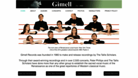 What Gimell.com website looks like in 2024 