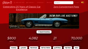 What Gatewayclassiccars.com website looks like in 2024 