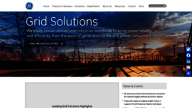 What Gegridsolutions.com website looks like in 2024 