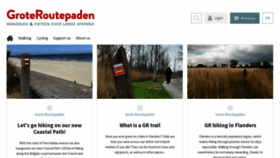 What Groteroutepaden.be website looked like in 2024 (2 years ago)