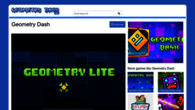 What Geometrydashfree.co website looks like in 2024 