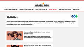 What Gunlukburc.net website looks like in 2024 