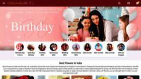 What Giftstoindia24x7.com website looks like in 2024 