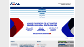 What Grupoaval.com website looks like in 2024 