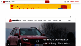 What Garaz.cz website looks like in 2024 