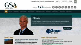 What Grainsa.co.za website looks like in 2024 