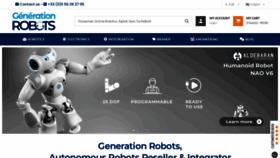 What Generationrobots.com website looks like in 2024 