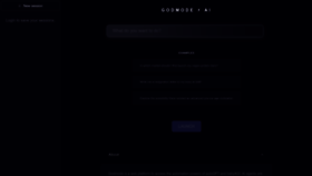 What Godmode.space website looks like in 2024 
