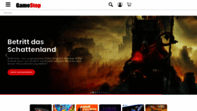 What Gamestop.de website looks like in 2024 