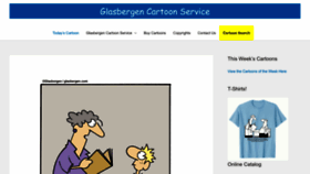 What Glasbergen.com website looks like in 2024 