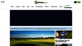What Golfshake.com website looks like in 2024 