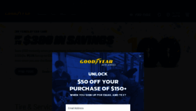 What Goodyearautoservice.com website looks like in 2024 
