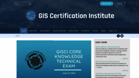 What Gisci.org website looked like in 2024 (1 year ago)