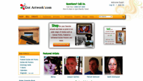 What Gotartwork.com website looks like in 2024 