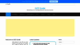 What Gceguide.com website looks like in 2024 